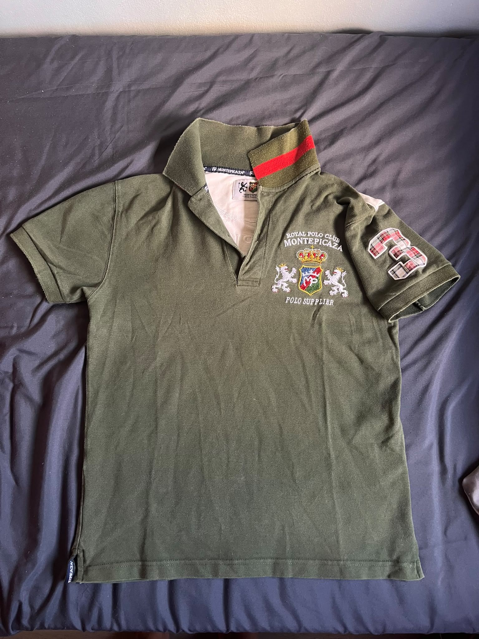 Raw phone photo of a resale item before editing